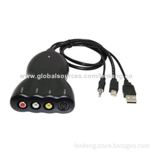 DisplayPort to AV Converter, Supports Plug-and-play Function